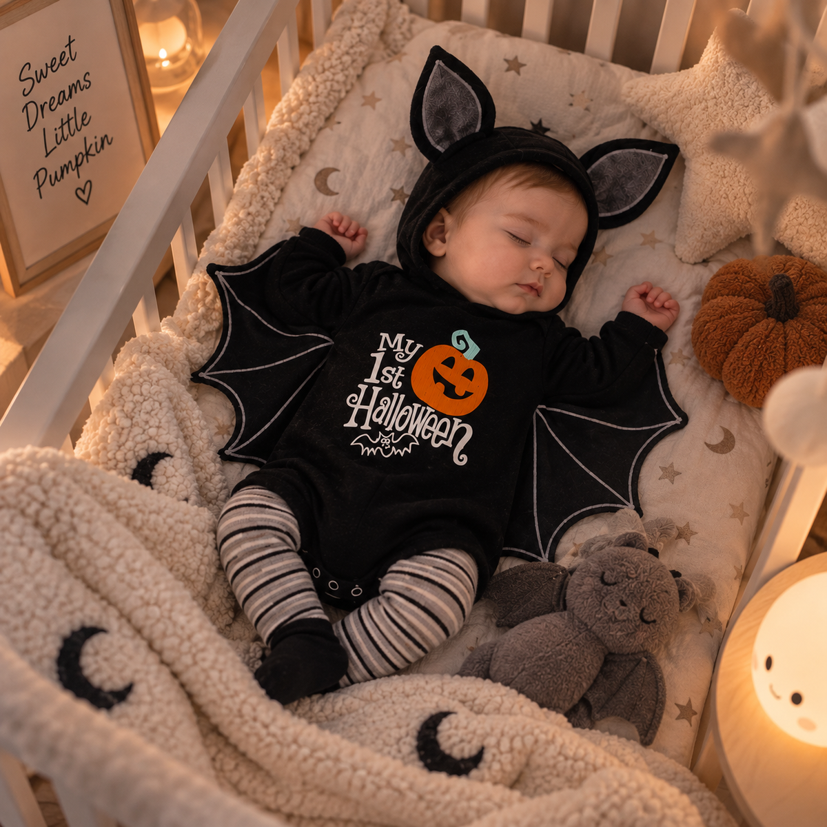 Baby Halloween Bat Costume By Evilery